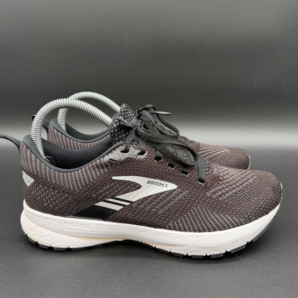 Brooks Revel 5 Women's‎ Size 7.5 Black Running Shoes Road Athletic Sneaker